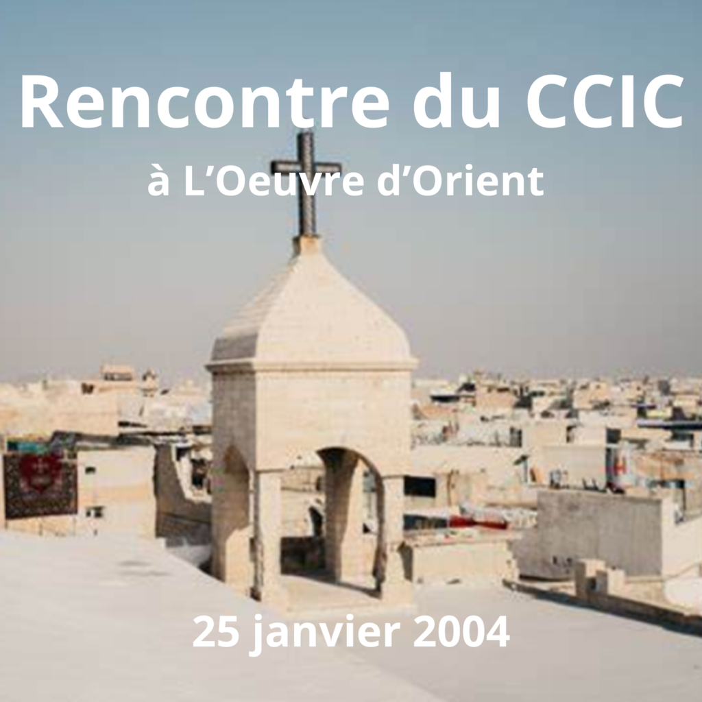 Les engagements de l’Œuvre d’Orient aux côtés des Chrétiens d’Orient